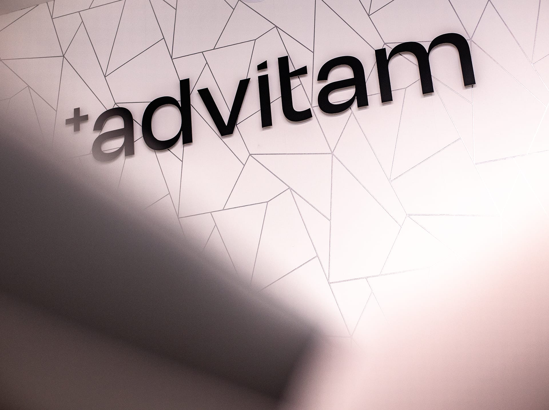 +advitam® logo on a wall